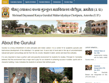 Tablet Screenshot of gurukulchotipura.org